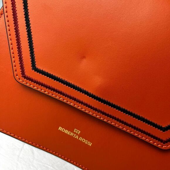 Roberta Rossi Leather Satchel Bag with Crossbody Strap - Picture 6 of 13